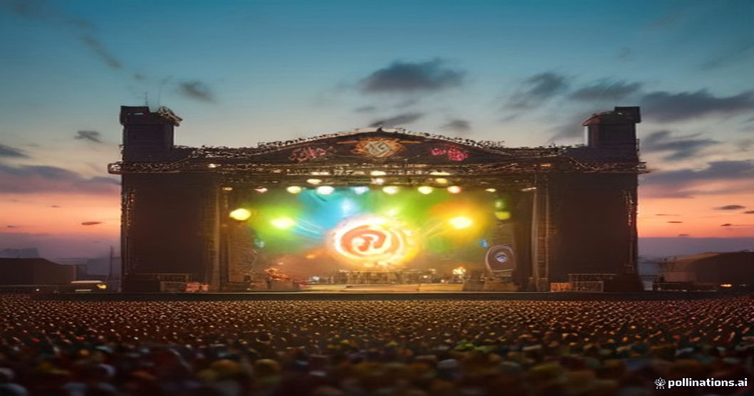 Festival de música ao ar livre em Recife com público animado e estande de ingressos Elaxi